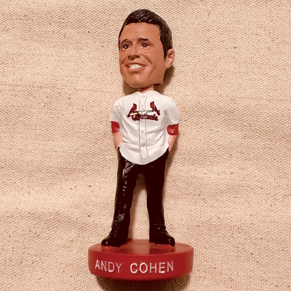 St. Louis Cardinals | Decor | Andy Cohen STL Cardinals Bobblehead